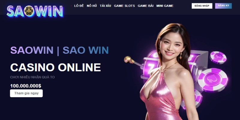Bạn có thể chơi bài live thông qua cổng game SAOWIN