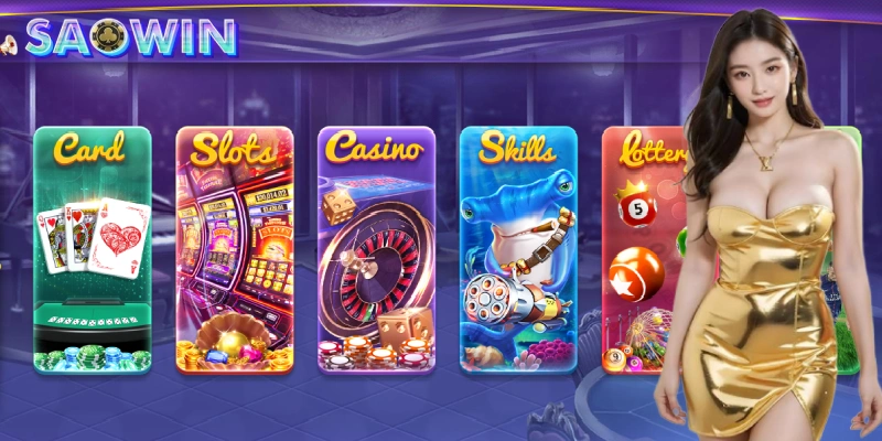 Kho trò chơi tại SAOWIN đồ sộ, nhiều lựa chọn