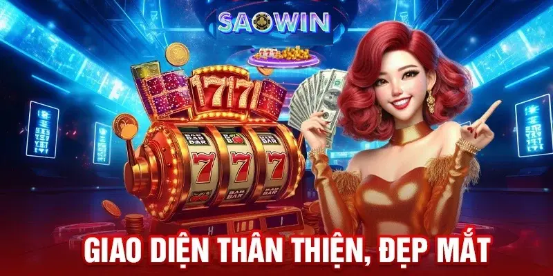 Cổng game sở hữu giao diện thân thiện, đẹp mắt